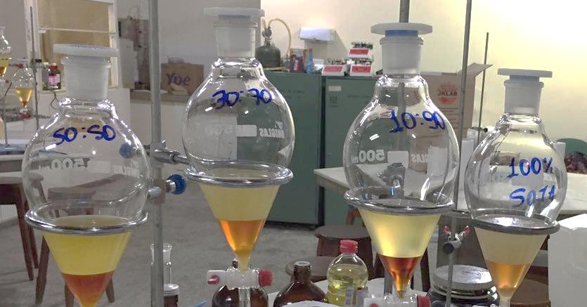 Figura 01: diagrama dos passos da produção do biodiesel efetuada nos experimentos ste trabalho.