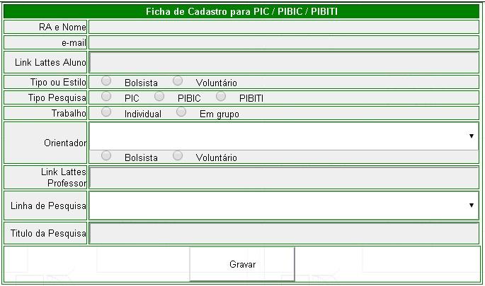 Página 5 de 11 As inscrições serão realizadas de forma eletrônica e automatizada via ícone do programa disponibilizado na área do aluno.