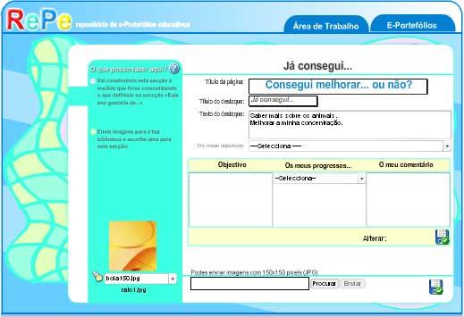 Já consegui Clica no botão área de trabalho. Depois clica em «Já consegui». Actualiza esta secção ao longo do ano.