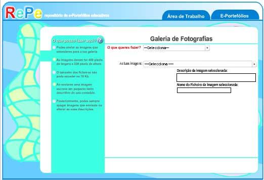 Copiar o meu e-portefólio Podes copiar o teu e-portefólio para o teu computador. Clica em «Copiar o meu e-portefólio para o meu computador» e guarda-o.