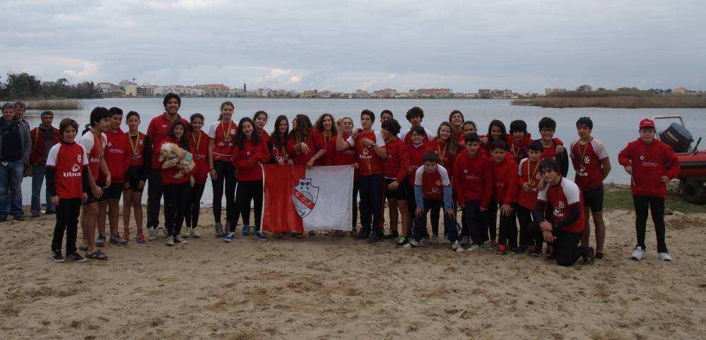 Pódios para Marta Loureiro (3ª no escalão 2), Carlos Ventura (2º no escalão 2), Rafael Carvalho (2º no skiff infantil), Ricardo Santana (3º no skiff infantil), André Nunes e David Bertão (2º no