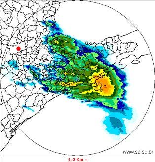 regional e verificar se este consegue simular alguns indicativos sobre a formação do tornado em Piracicaba.