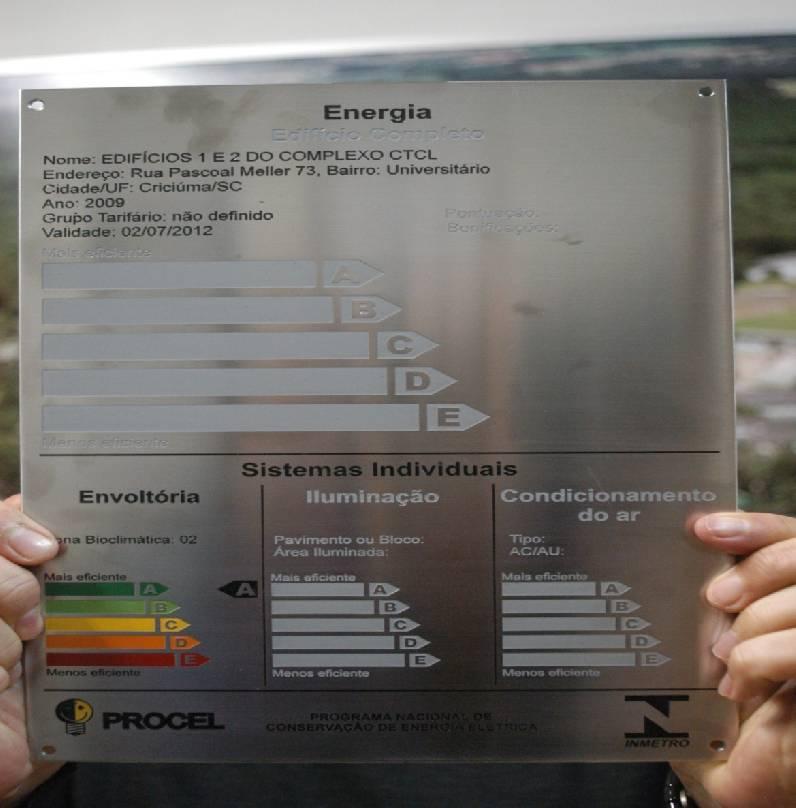 Eficiência Energética Prédios Verdes Etiqueta PROCEL : Acordo de