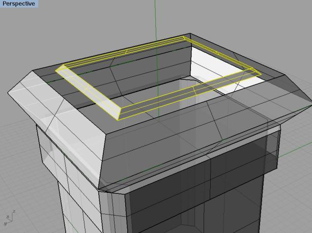 indicada nas viewports.