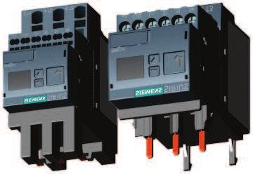 Reles de Monitoramento de SIRIUS Os reles de monitoramento de corrente supervisionam não apenas os motores ou outras cargas, mas adicionam facilidades para o monitoramento da corrente ideal do