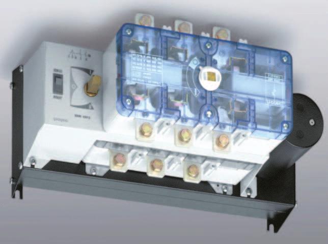 base para fusíveis NH Seccionadores Acessórios Acionamento rotativo externo * Funções Acoplamento na porta do painel.