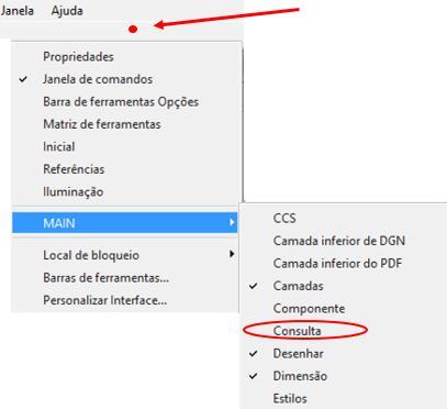 31 Passo 12: Cálculo de áreas 1) Selecionar o Layer Texto ; 2) Para calcular a área usar o comando Área ; 3) Para habilitar a barra de ferramentas a qual o comando