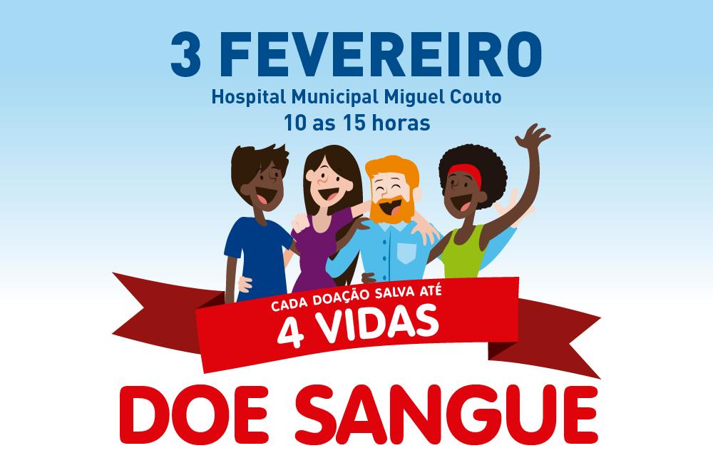 AGENDE-SE Hospital Miguel Couto realiza campanha de doação de sangue O Hospital Municipal Miguel Couto realiza hoje, dia 3, campanha de doação de sangue.