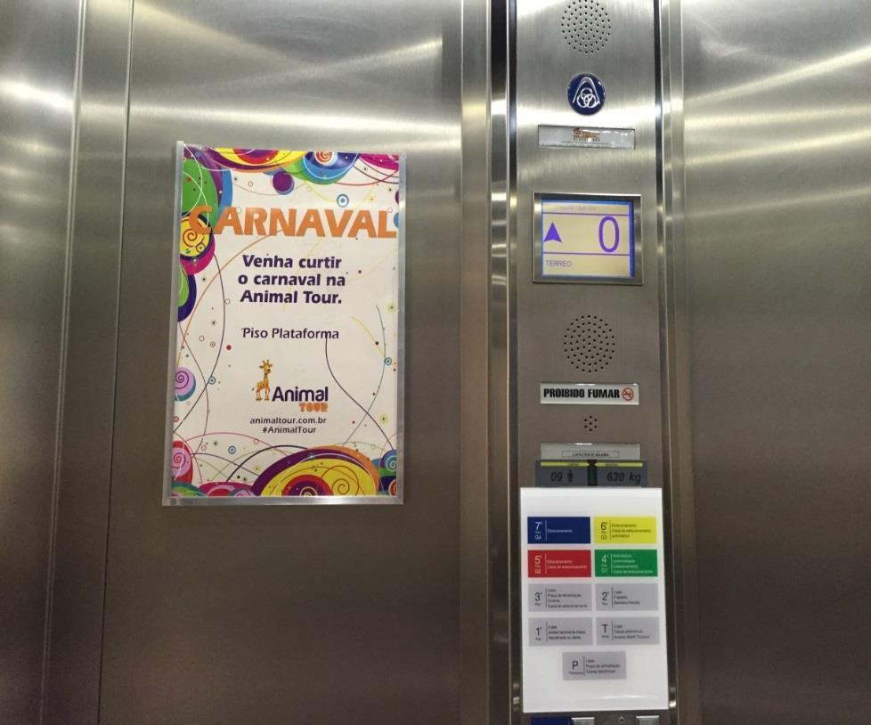 DYSPLAY - ELEVADOR Descrição: display INTERNO de elevador Quantidade: 8 unidades Localização: