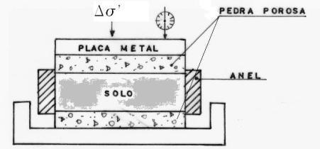 Ensaio de Compressão Unidimensional ou