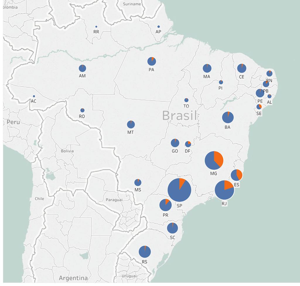 2. EMISSÕES DE GEE DOS SETORES DE ENERGIA E DE PROCESSOS INDUSTRIAIS E USO DE PRODUTOS Imagem 2 Emissões de GEE nos setores de Energia e PIUP em 2015