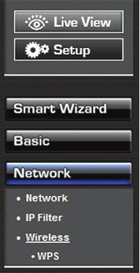 Português 12. Clique "Setup, Network" e então clique "Wireless". 13. Clique "Site Survey". Selecione o ESSID. O ESSID é o nome da rede wireless (ié roteador wireless ou ponto de acesso).