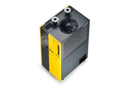 Equipamento de série Dados técnicos Circuito de refrigeração O circuito de refrigeração é composto pelo compressor scroll, o condensador de microcanais em alumínio com ventilador, o pressostato, o