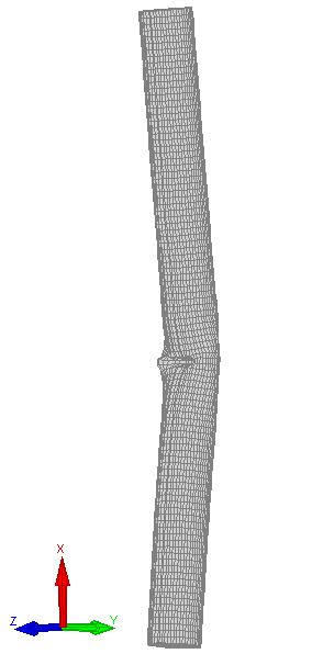 Resistência ao fogo de colunas tubulares quadrangulares e circulares em aço inoxidável axialmente comprimidas Figura 5.