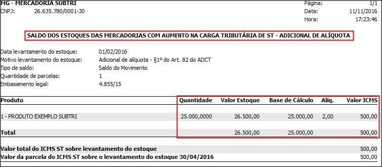 14 INFORMATIVO ESTADUAL ST APURAÇÃO ESTOQUE MERCADORIAS 14.1 Acesse o menu RELATÓRIOS, opção INFORMATIVOS, clique em ST APURAÇÃO DE ESTOQUE DE MERCADORIAS; 14.