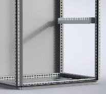 armários de aço compactos e semi-compactos quadro proporcionando uma superfície de montagem adicional.