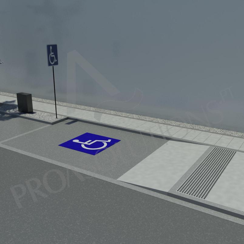 3.5. ESTACIONAMENTO Em todas as zonas destinadas a estacionamento de veículos ligeiros, devem reservarse lugares para veículos que transportem pessoas com mobilidade condicionada na seguinte
