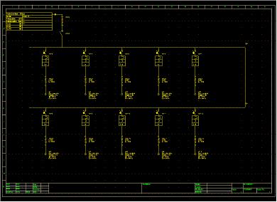 Diagrama Livre Desenho livre do diagrama elétrico. Ferramenta de desenho similar com CAD.