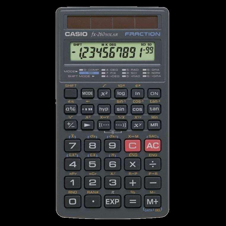Ângulos na Calculadora Nas calculadoras