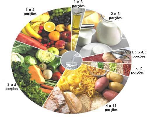 Roda de Alimentos A roda de alimentos mantém seu formato original, pois este já é facilmente identificado e associa-se ao prato, sinal da cultura alimentar em torno da mesa.