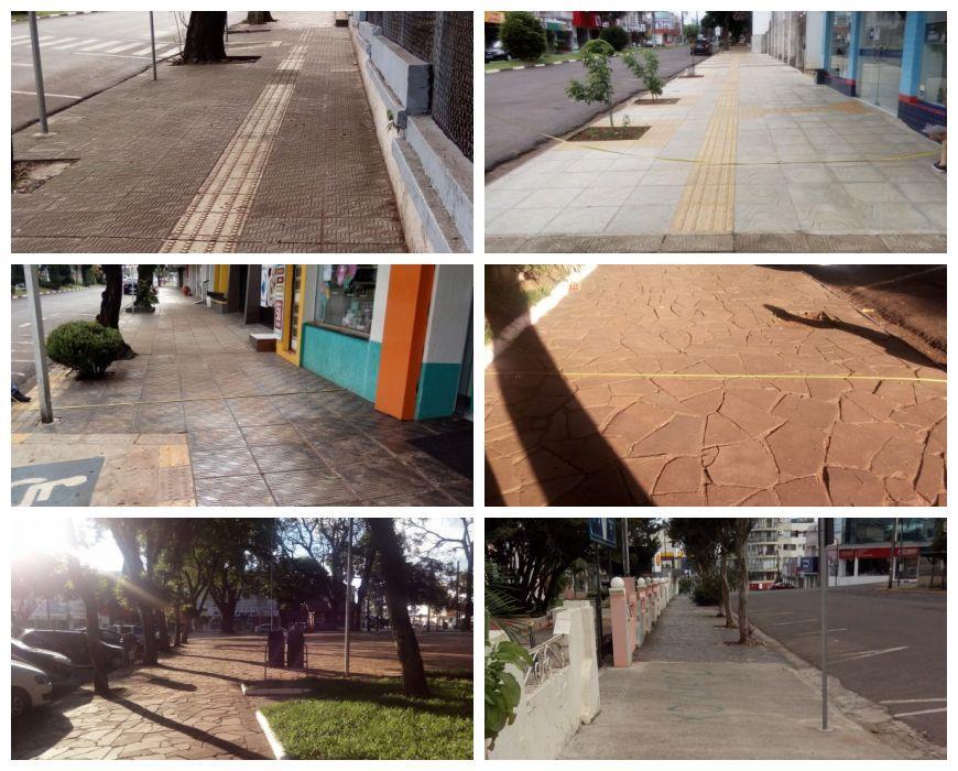 44 Figura 21: Calçadas com larguras maiores que 2 metros Fonte: Trabalho de Campo (2017). Org.
