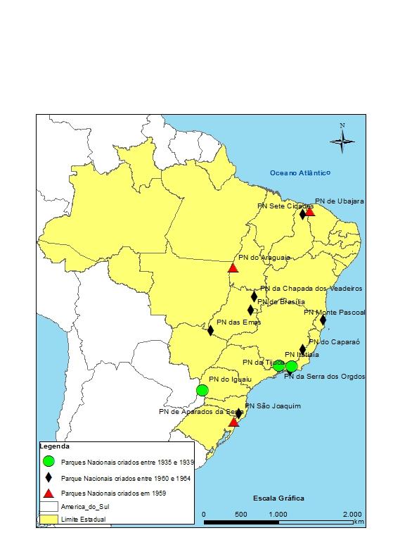 determinadas como Unidades de Conservação de Proteção Integral ou Unidades de Conservação de Uso Sustentável de acordo com as prerrogativas estabelecidas no Sistema Nacional de Unidades de