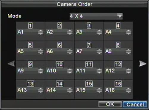 Configuração da Ordem das Câmeras A configuração da ordem das câmeras permite que você posicionar as câmeras de forma lógica para uma monitoração mais eficiente do local. Figura 5.