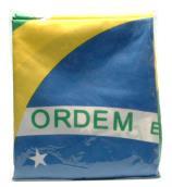 Brasilien-Flagge aus Seide - 6,25* 1-690