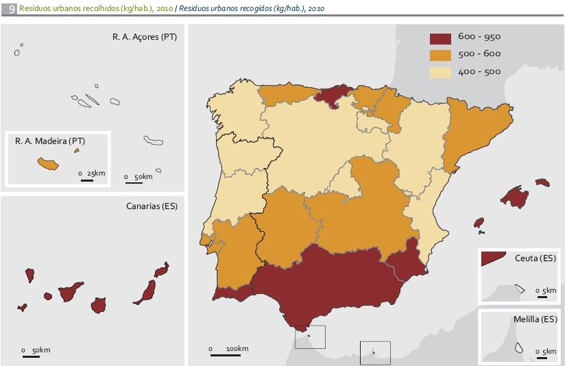 Entre 2000 e 2009, as populações urbanas em Portugal estiveram, em geral, menos expostas à poluição por ozono do que em Espanha e no conjunto da União Europeia.