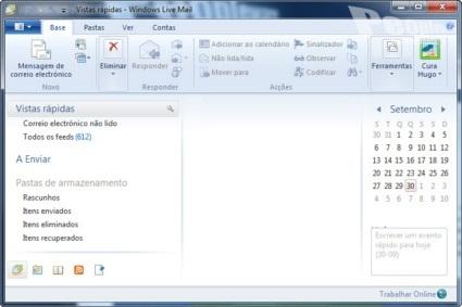 Segue a linha do Outlook mas de