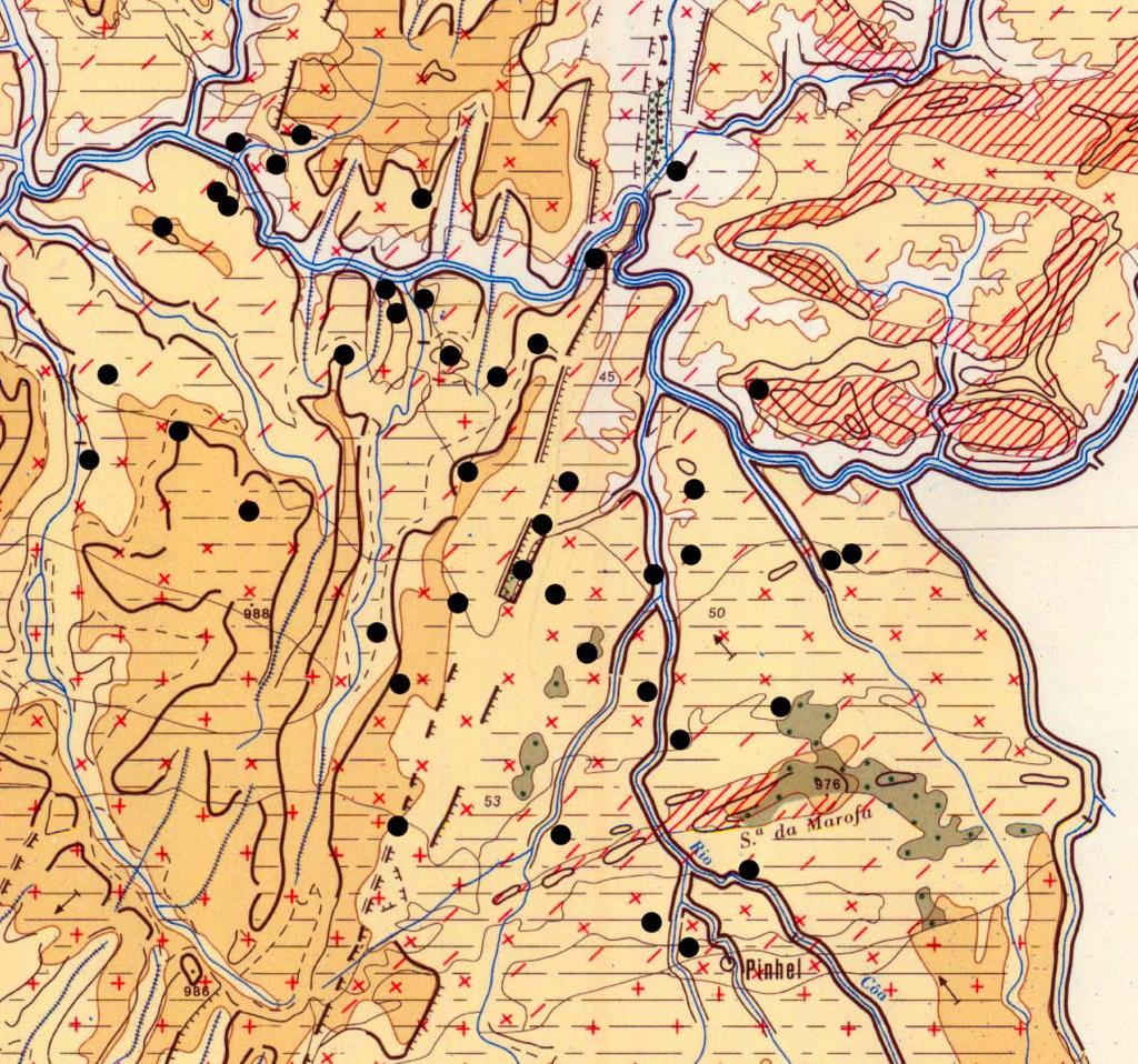 Cartografia dos sítios arqueológicos