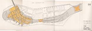Figura 04: O Plan of the Port of Pernambuco elaborado em 1816 O século XIX do Recife, teve sua constituído malha urbana por: 1- aumentada bancos de areia, também 2- arrecifes pelo fato emersos da