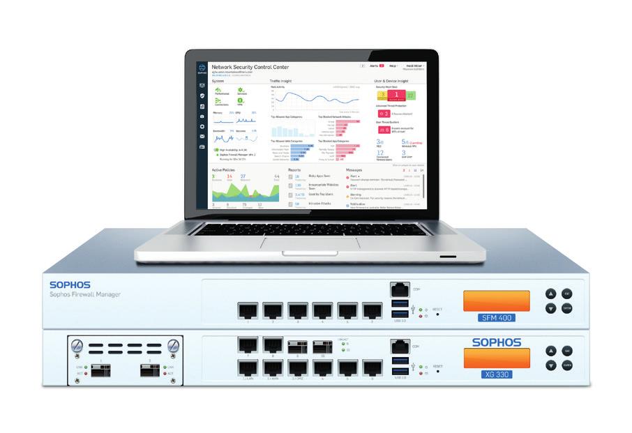 Sophos XG Firewall O melhor pacote de segurança Com uma interface projetada para eliminar complexidade desnecessária, permite utilizar os recursos avançados sem precisar se tornar um especialista em