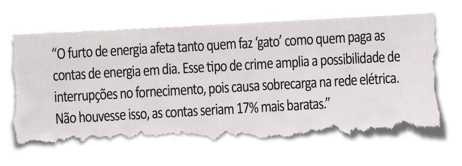 Consequências das Perdas Para os Clientes Formais CONTAS MAIS CARAS MAIS INTERRUPÇÕ ES DE ENERGIA PERDA DE ~R$ 500 MI ARRECADAÇÃO DE