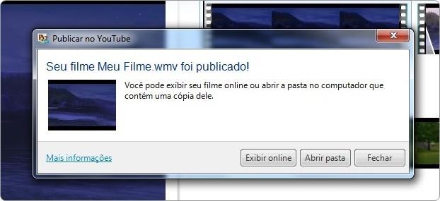 Quando finalmente o processo terminar, você pode "Abrir