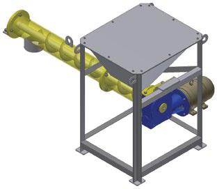 Usina de Asfalto Magnum 80 Equipamentos opcionais Dosador de filler A Marini oferece um dosador de filler de 1 m 3 ou 2 m 3 de capacidade, com transportador helicoidal comandado por inversor de