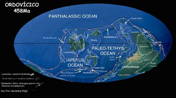 PROCESSOS GEOLÓGICOS RECONSTITUIÇÕES PALEOGEOGRÁFICAS DA TERRA Fonte: