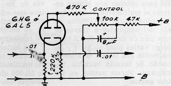 100 Circuitos com Válvulas 97 - Supressor de Ruídos com Duplo Diodo Esta configuração é encontrada em receptores valvulados e outros circuitos sujeitos a