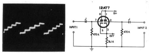 Newton C. Braga 41 - Gerador de Escada O circuito apresentado gera um sinal em forma de escada com constante de tempo dada por RC = T/100.