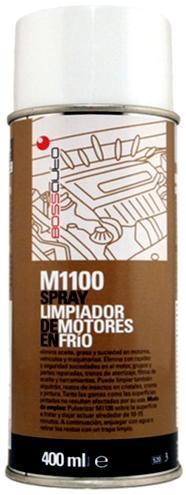 12 Palete: 84 LIMPEZA DE MOTORES A FRIO M1100 Dissolve rapidamente todo o tipo de sujidade no espaço do motor e nas distintas peças do mesmo, como cabeças de motor, filtros de óleo, ferramentas, etc.