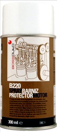 12 Palete: 84 VERNIZ PROTECTOR DE MOTORES B220 Protege o motor contra a humidade e corrosão. Cria uma capa protetora que repele a sujidade.
