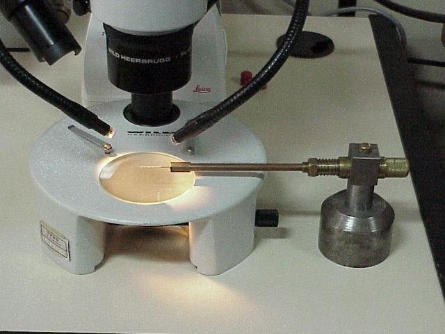 Materiais e Métodos 62 5.2 Inspeção dos instrumentos Após serem pesados, todos os instrumentos foram inspecionados em uma lupa estereomicroscópica 8, com aumentos entre 6x e 50x.