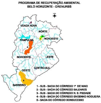 Nas intervenções realizadas nas 5 sub-bacias iniciais (1ª Etapa), o investimento foi de R$ 207 milhões.