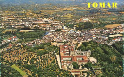 Figura 1. Vista aérea da cidade - Tomar (anos 50). Fuente: autor desconhecido.