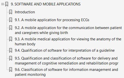 Software and Mobile Applications Software WG