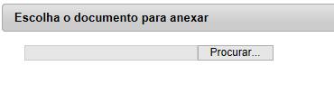 botão Procurar c) Escolher o ficheiro ou documento que pretende carregar/anexar.