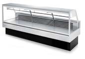 Sistema de frio por gravidade, que diminui Iluminação interna em LEDs. os efeitos do ressecamento dos produtos. Tampo superior em aço inox. AAC INOX / AAC INOX CLASSIC Bandejas de fundo em aço inox.