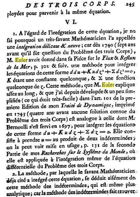 Introdução O Problema dos Três Corpos? ou O Problema dos N Corpos? Jean d'alembert em um artgo de 1761 ("Opuscules Mathematques", vol.2, Pars 1761, Quatorzème mémore.
