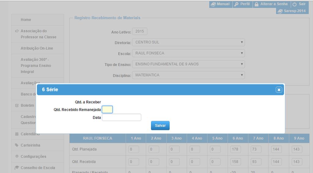 4 - Após feito o Registro, você visualizará uma tela de confirmação como a apresentada abaixo.