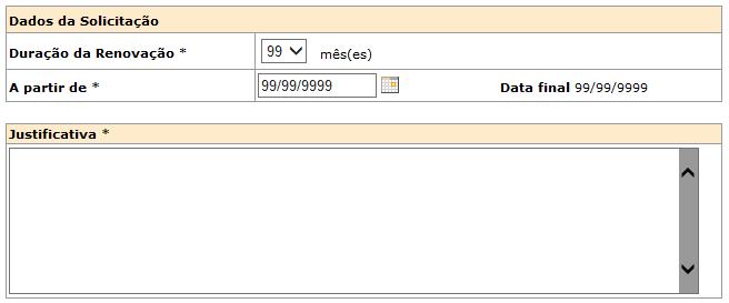 pelos valores configurados pelo pesquisador responsável